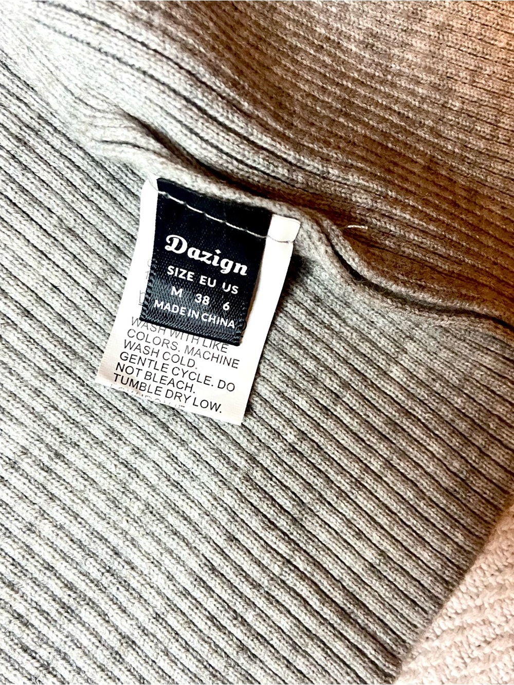 Hooded Open-Front Ribbed Cardigan - Picture 3 of 5